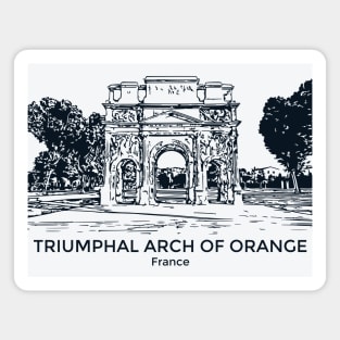 Triumphal Arch of Orange - France Magnet